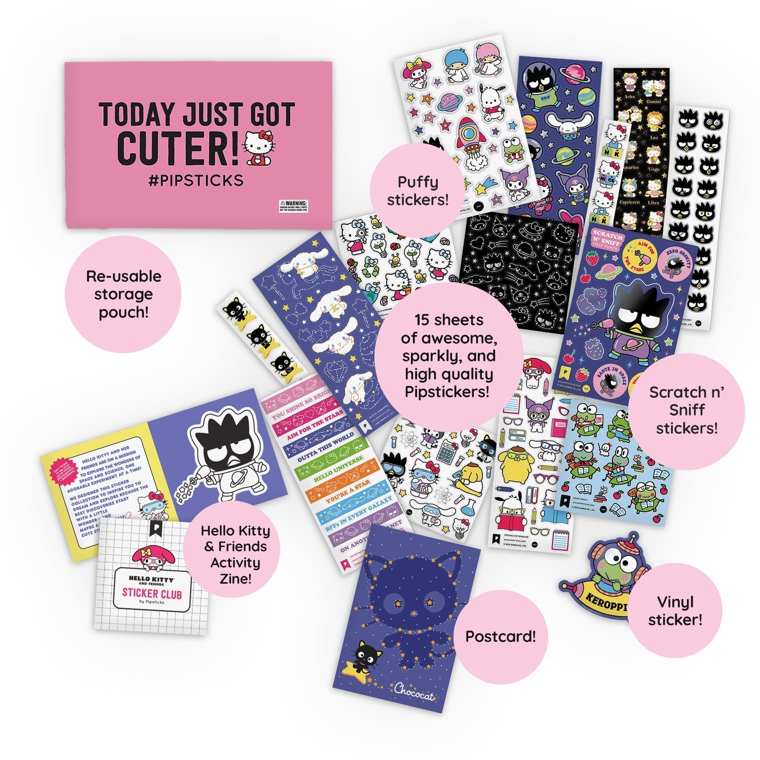 Space & Science Hello Kitty and Friends Pack