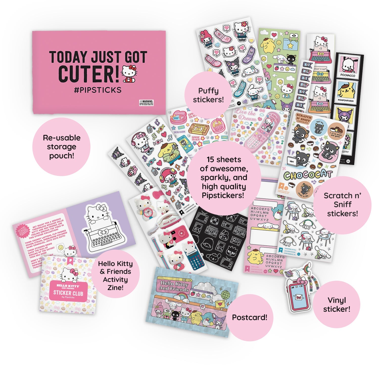 Order Up! Hello Kitty Sticker Pack