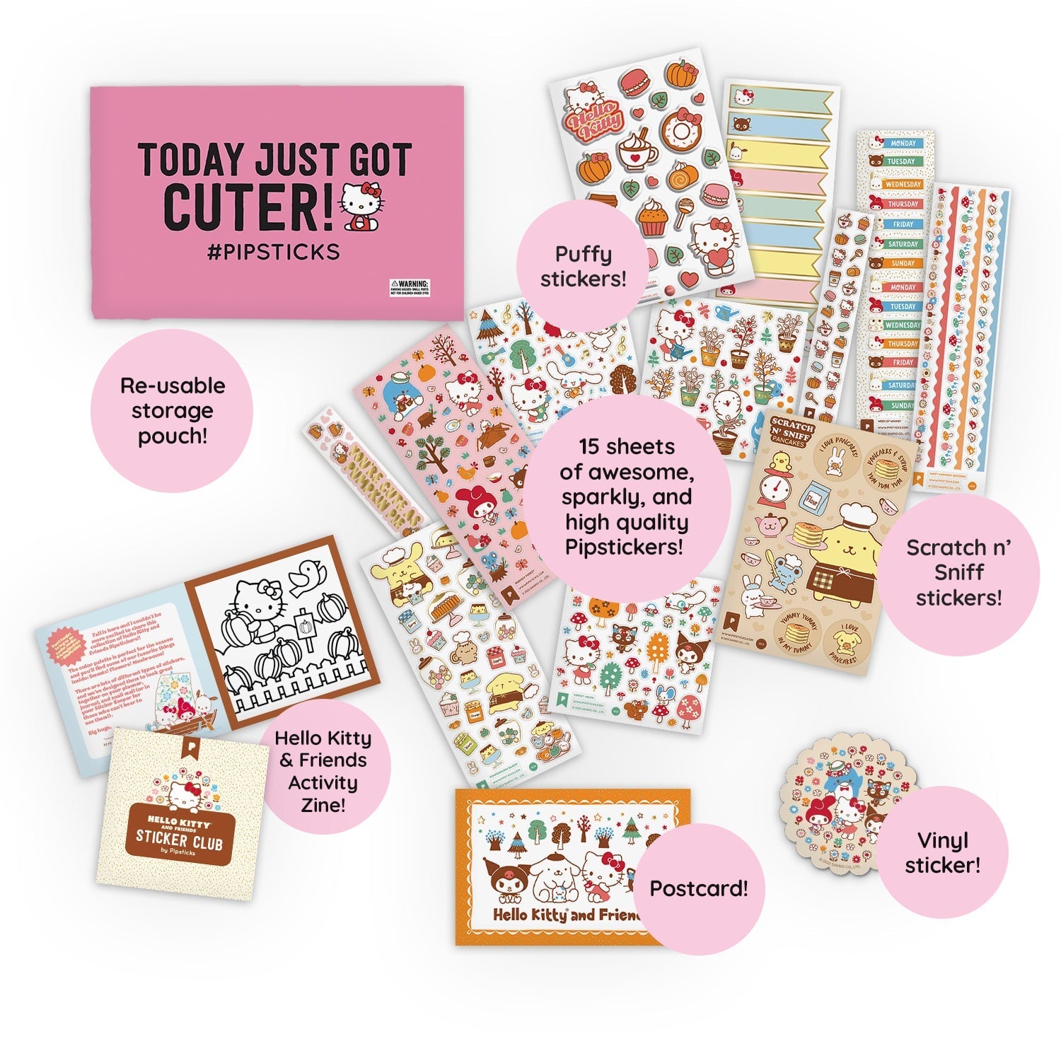 Pancakes and Pumpkins Hello Kitty Subscription Pack