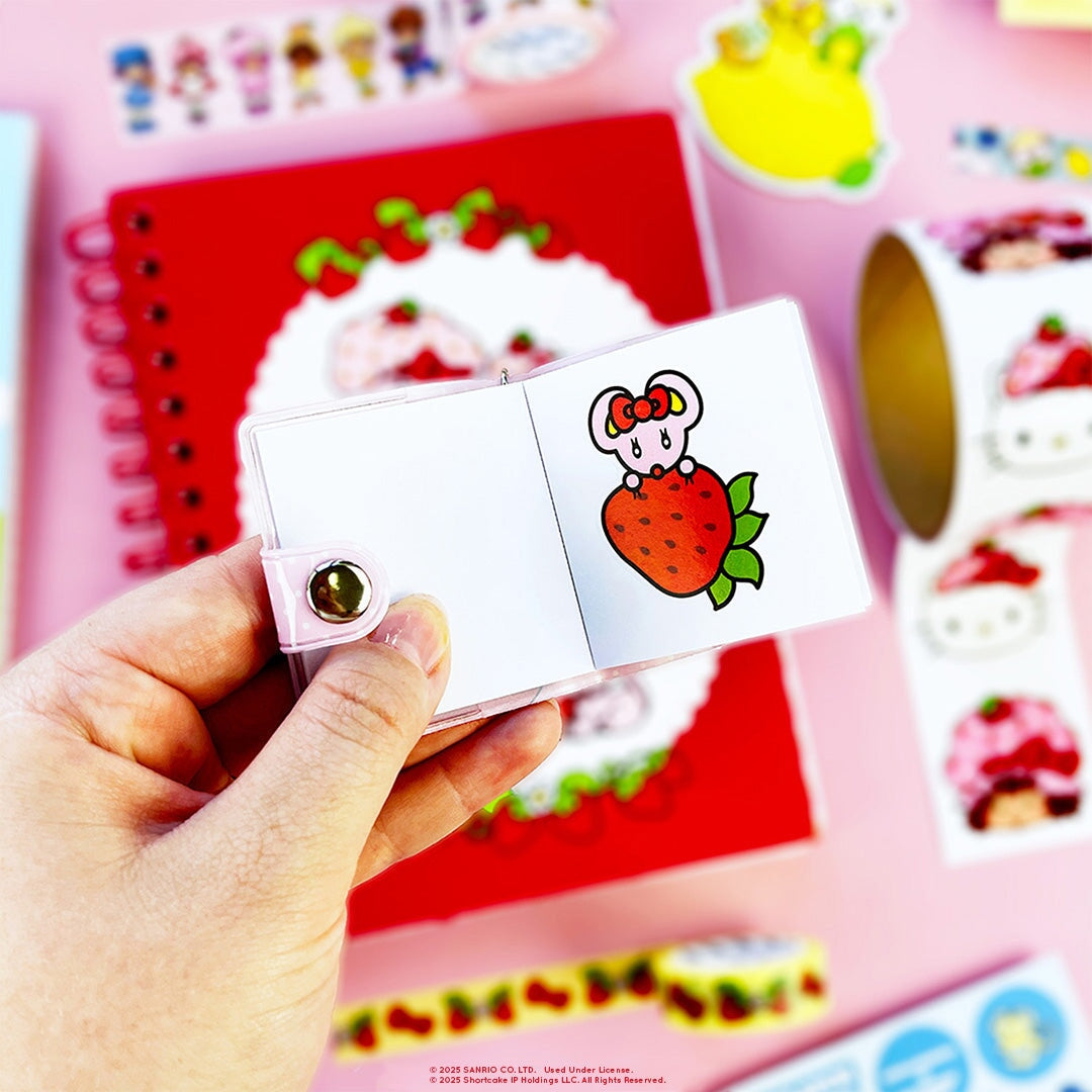 Cute & Sweet Mini Sticker Book Keychain