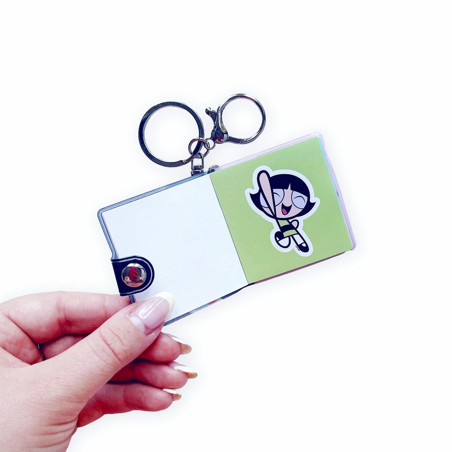 The Powerpuff Girls Mini Sticker Book Keychain