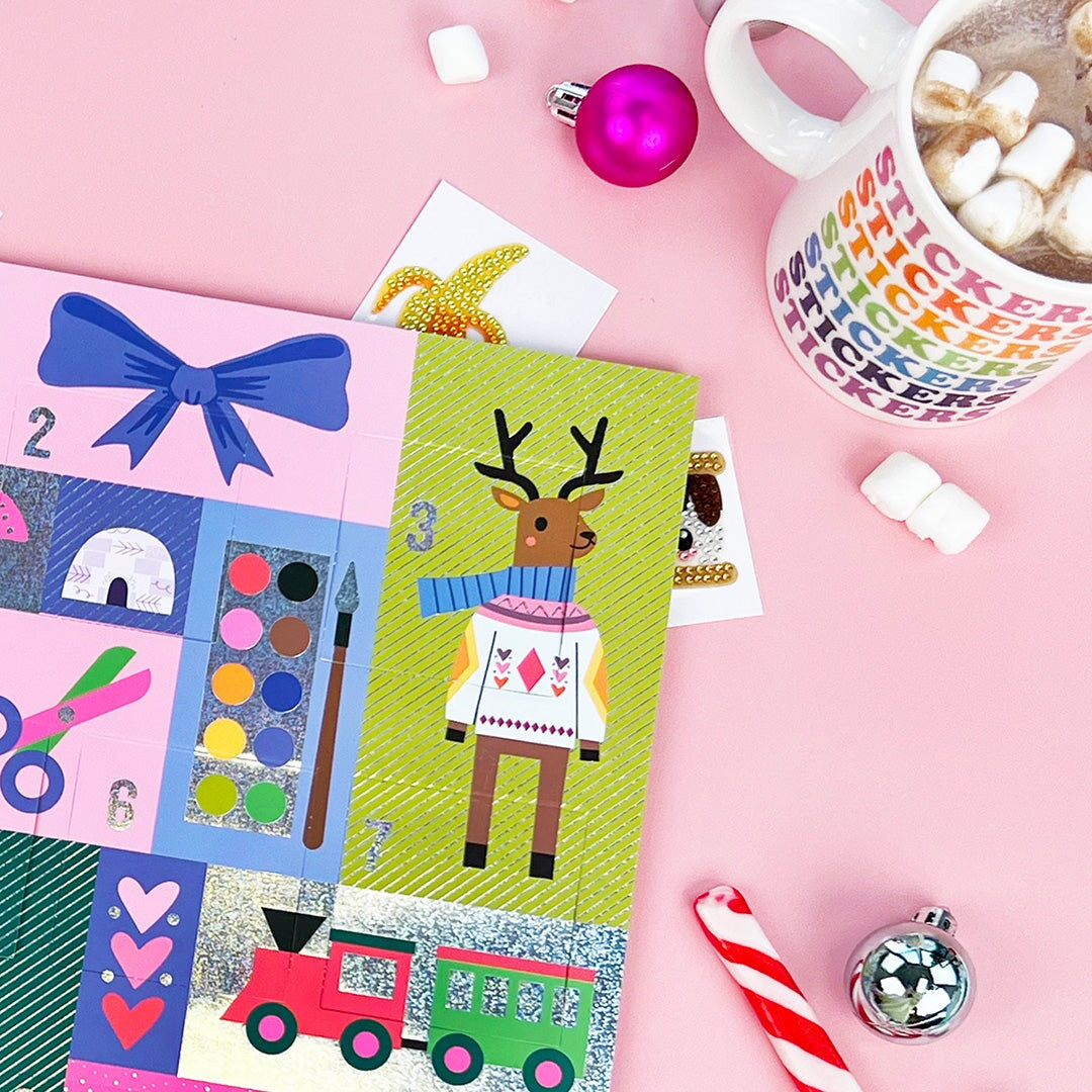 Super Sparkly Pixigem Sticker Countdown