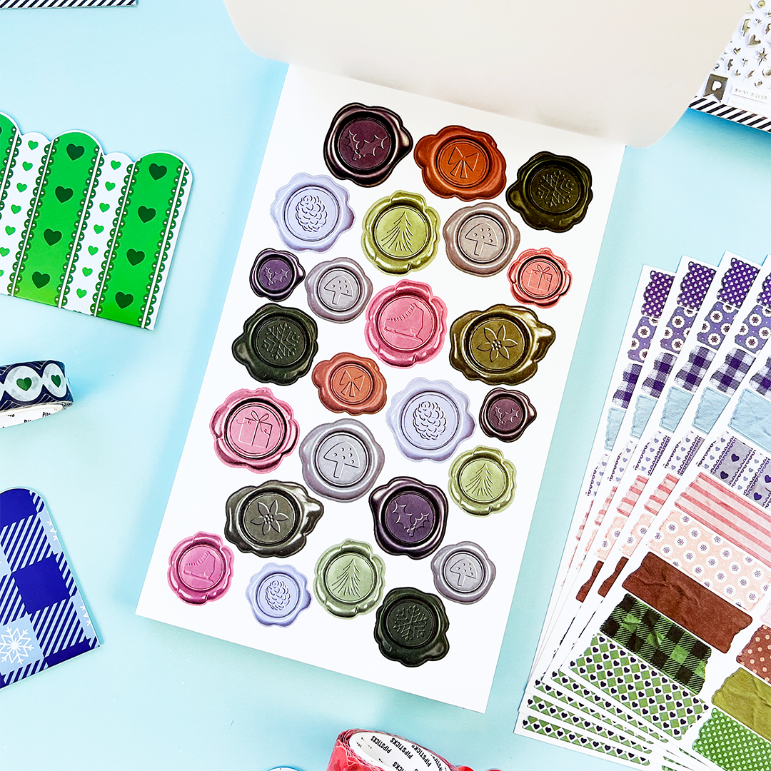 Winter Whimsy Junk Journal Sticker Book