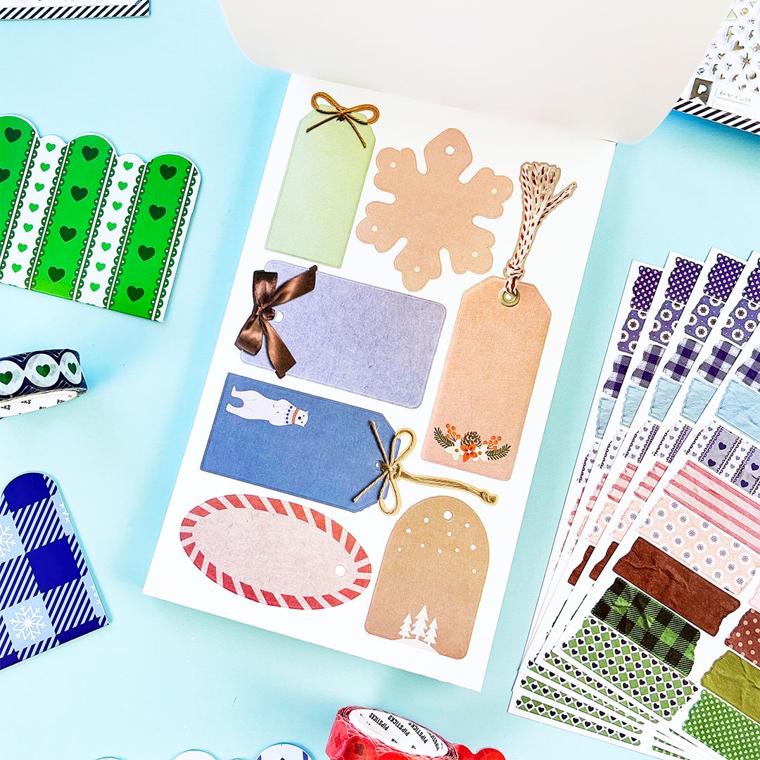 Winter Whimsy Junk Journal Sticker Book