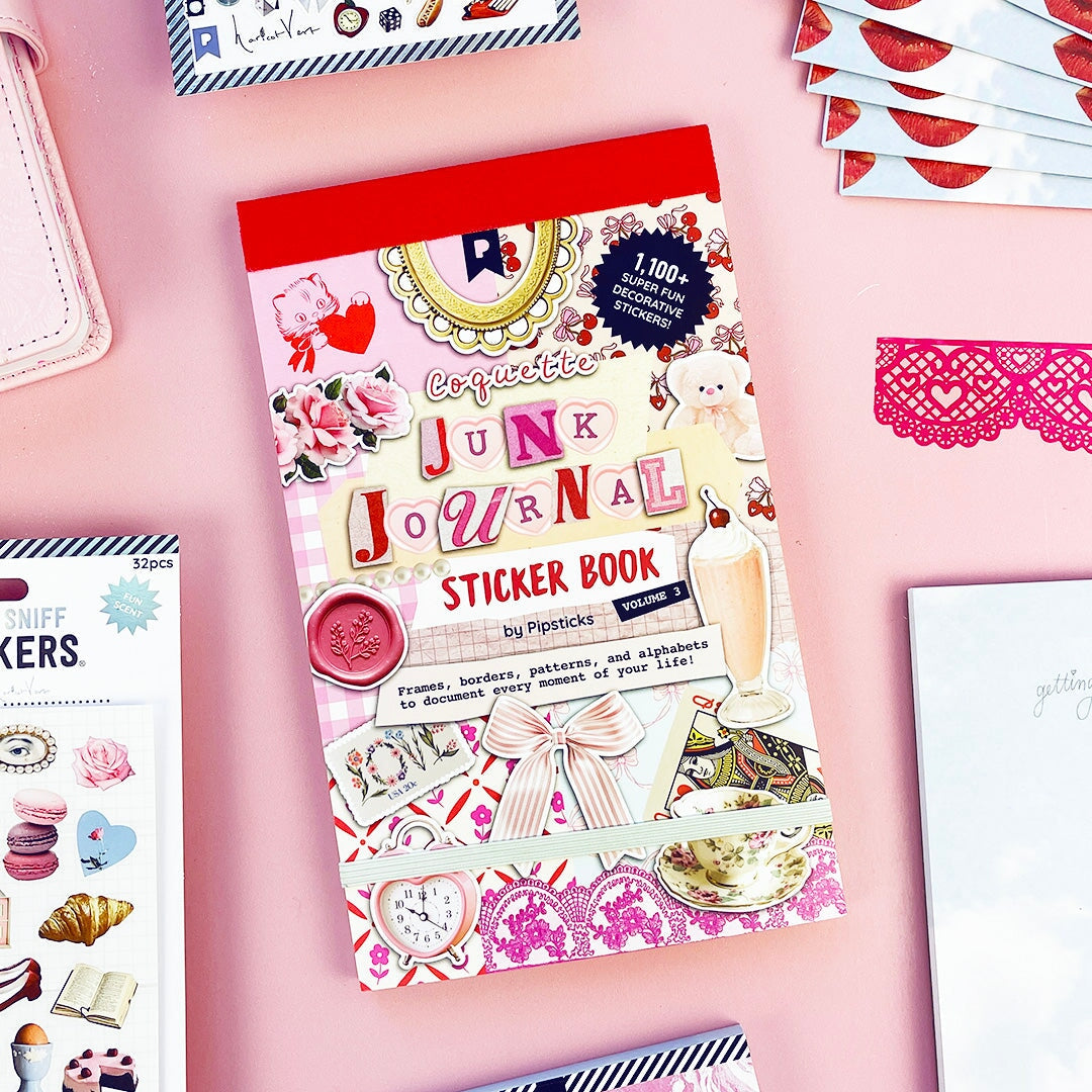 Coquette Junk Journal Sticker Book