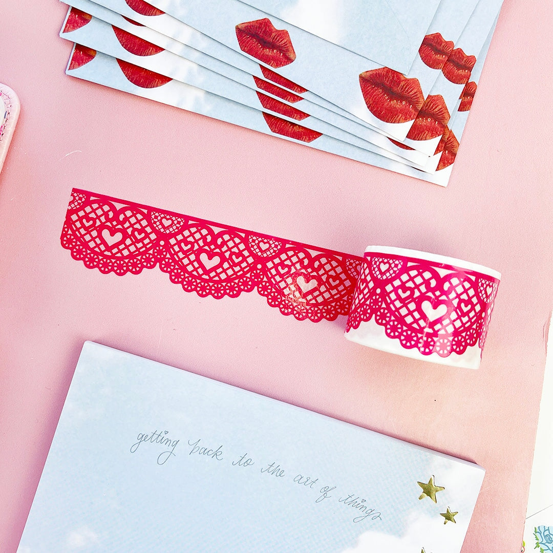 Lacey Love Washi (clear tape)