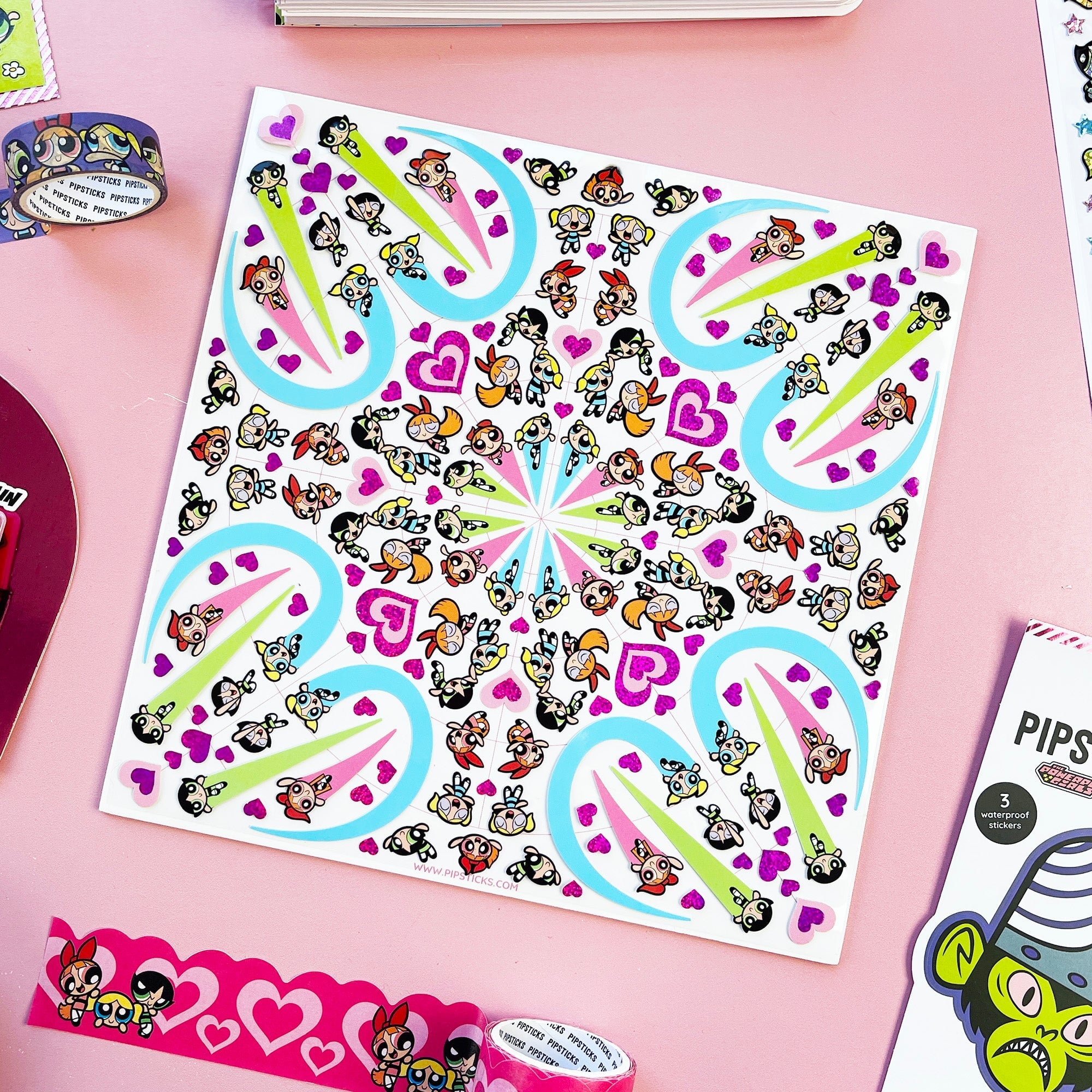 The Powerpuff Girls Sticker Burst