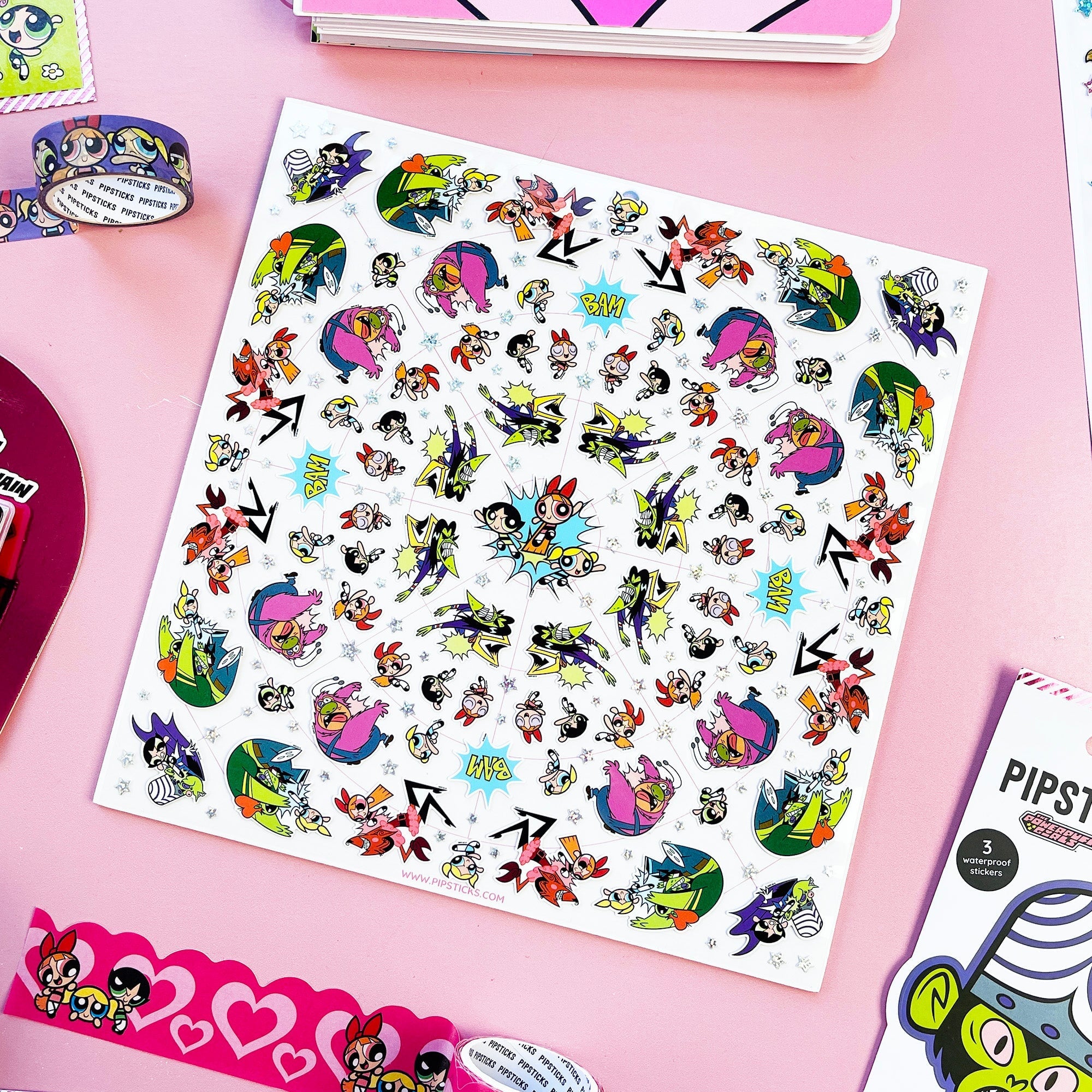 The Powerpuff Girls Sticker Burst