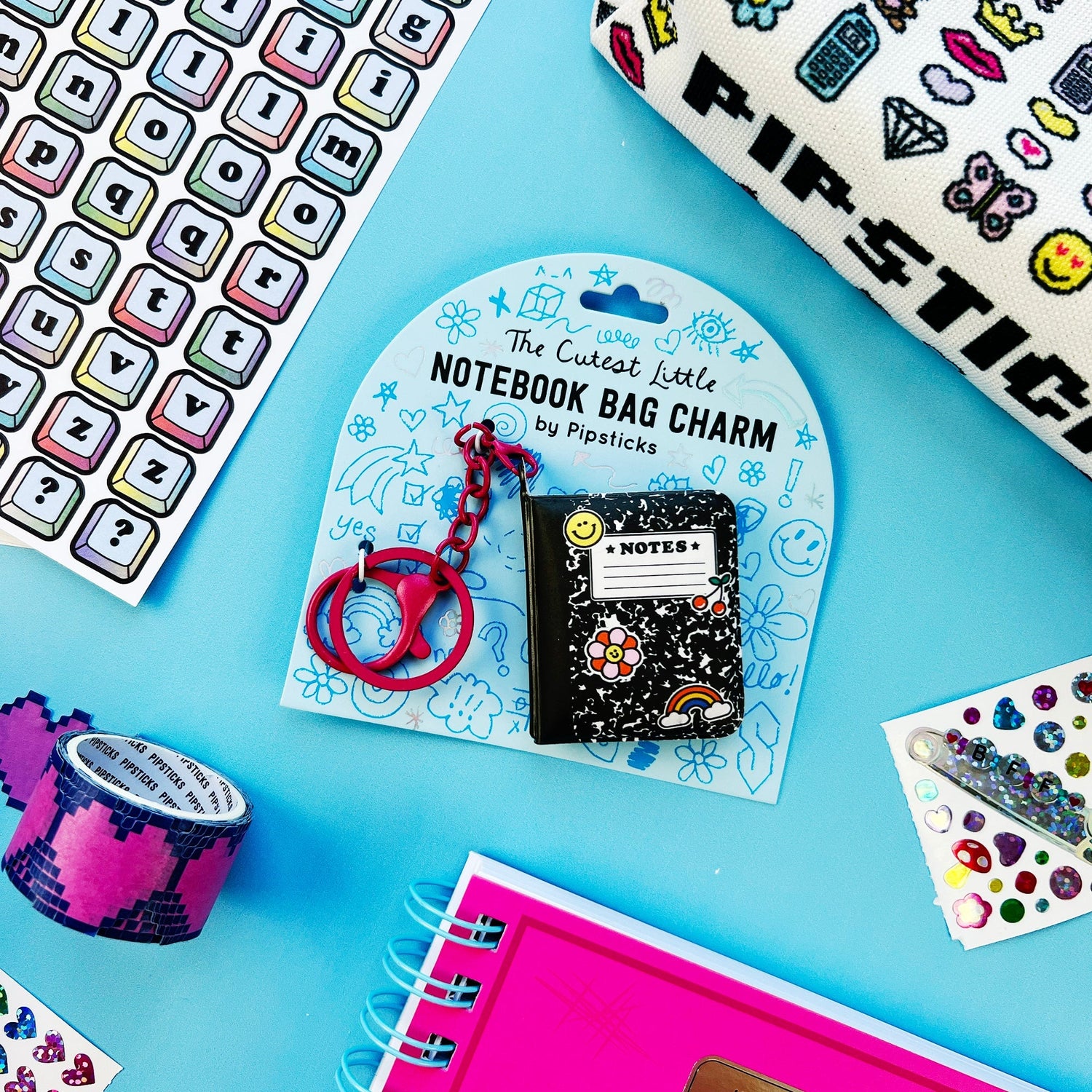 Notsalgic Notes Notebook Bag Charm