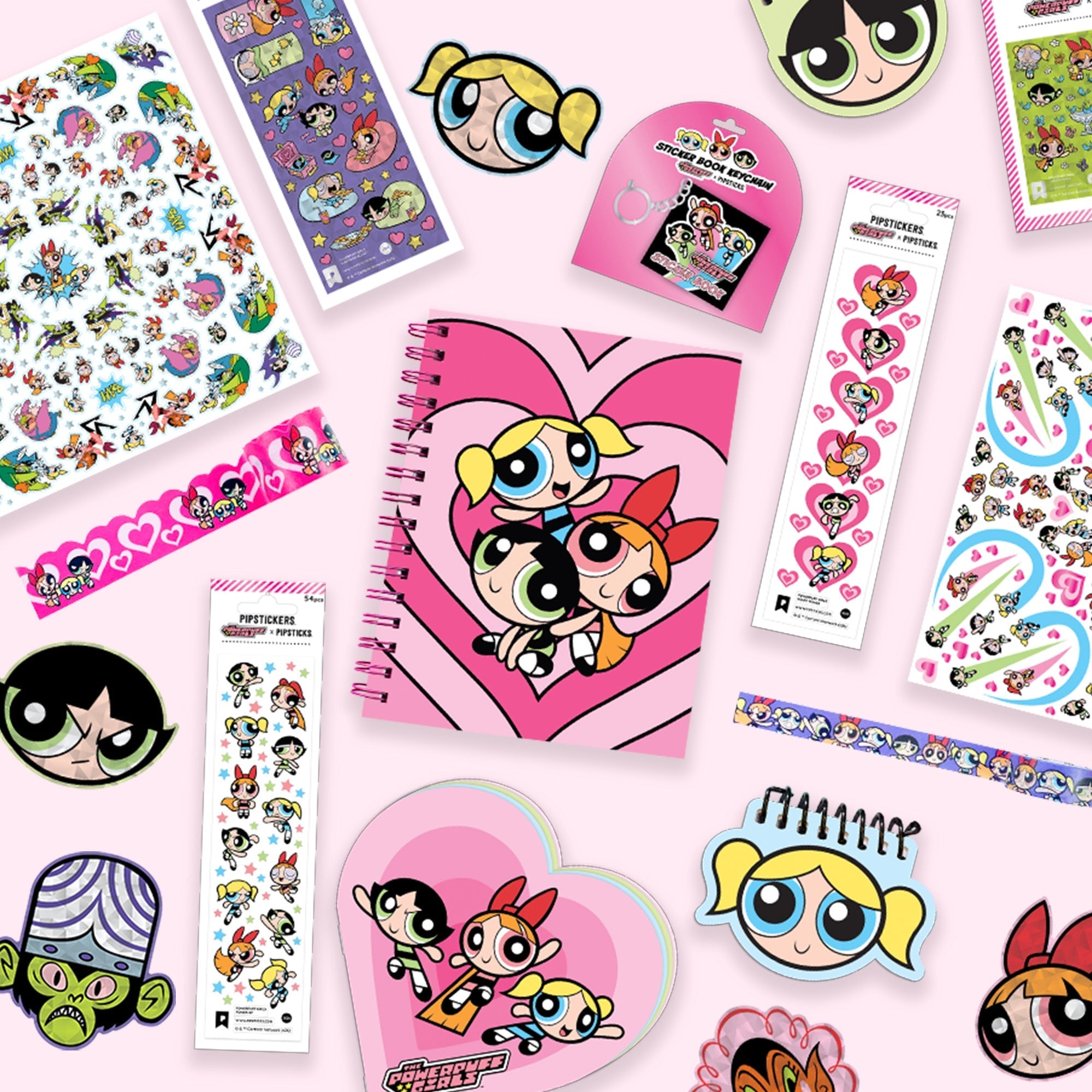 LIMITED PRE-ORDER: The Powerpuff Girls X Pipsticks Stationery Box