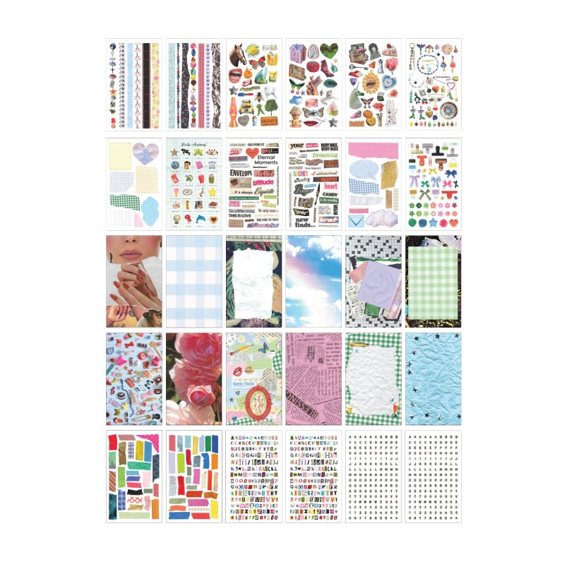 Haricot Vert Dreamworld Junk Journal Sticker Book