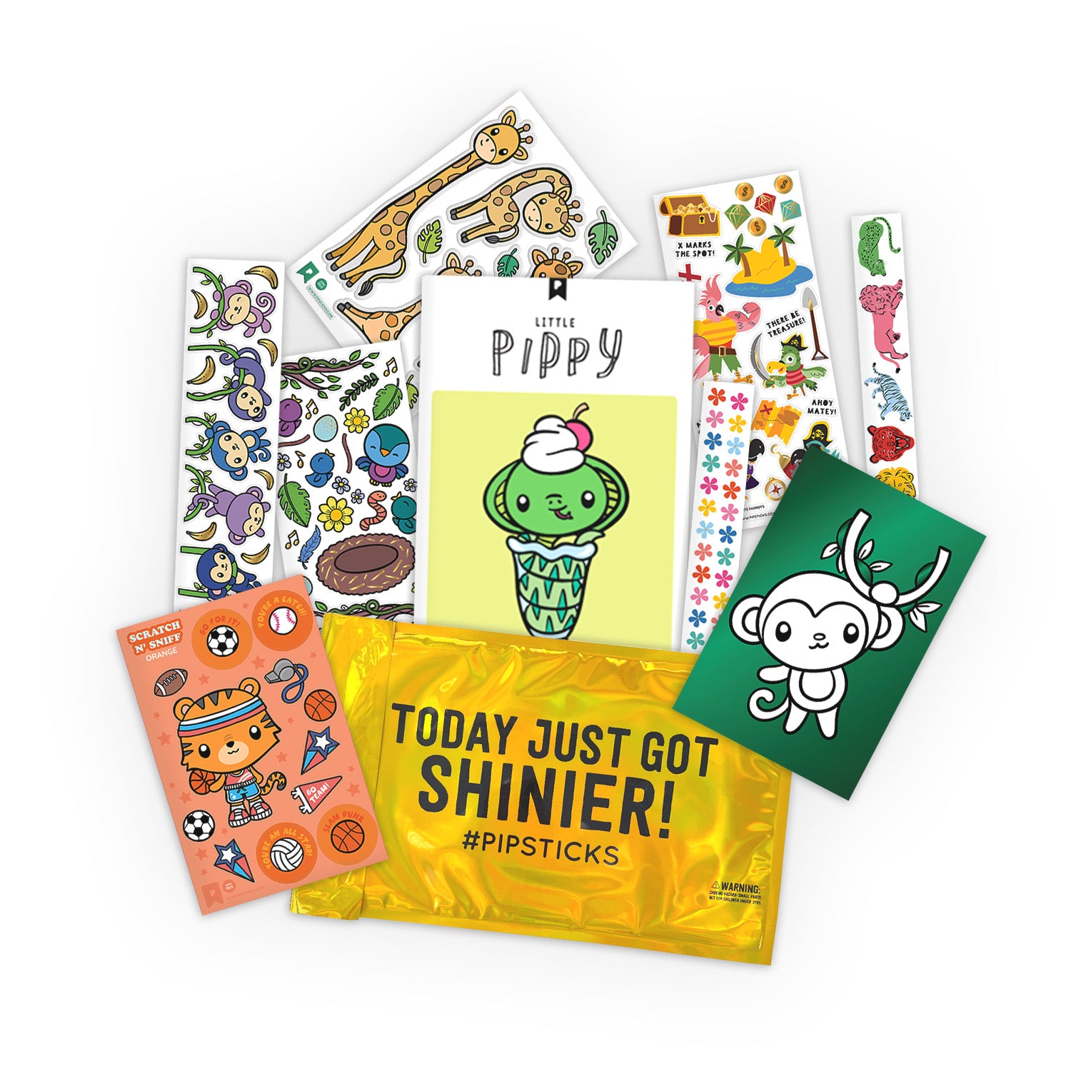 Pipsticks You Deserve All The Gold Stars Pro Monthly Sticker Subscription