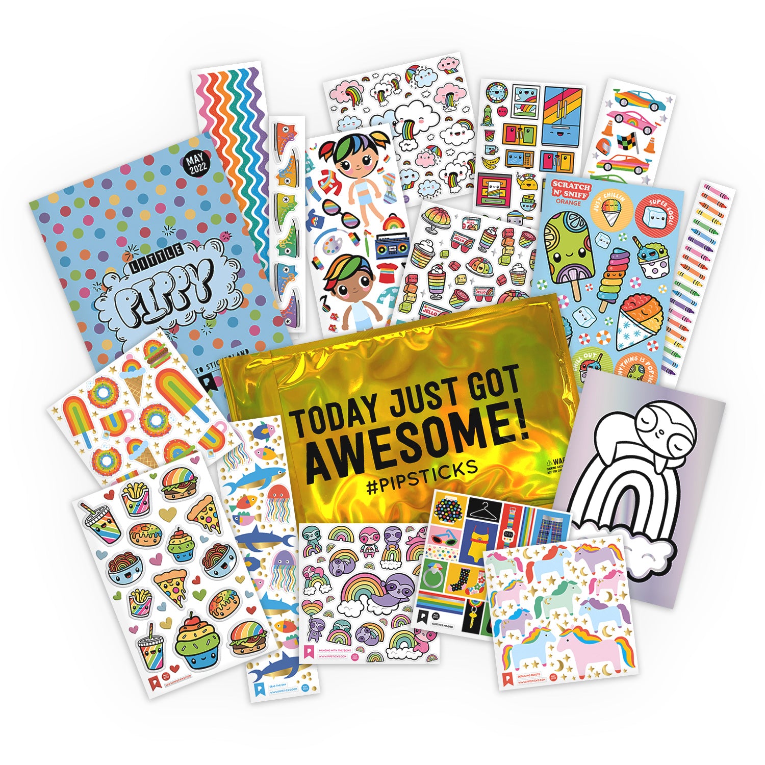 Monthly Sticker Club for Adults