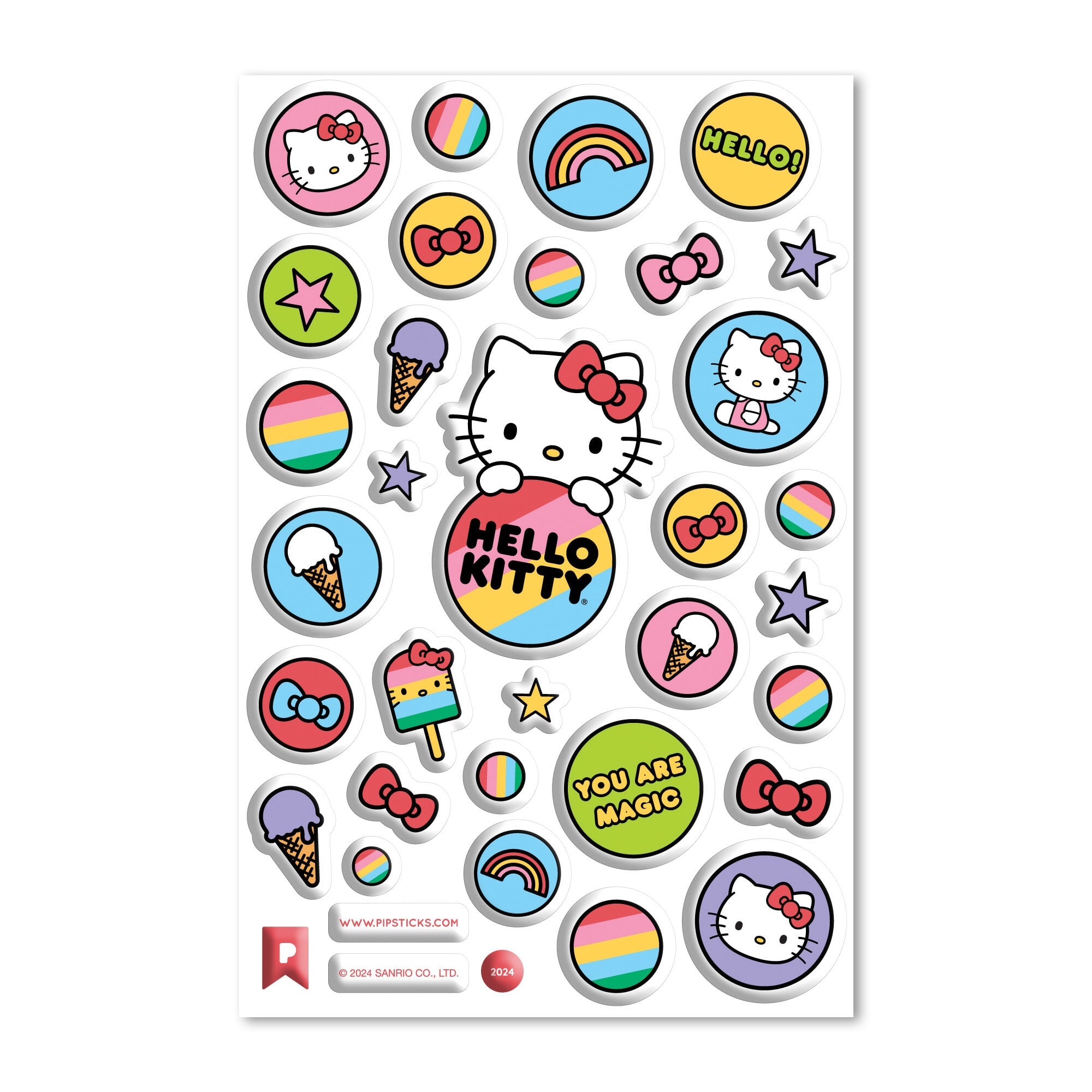 Rainbow Magic Mix Hello Kitty Sticker Pack