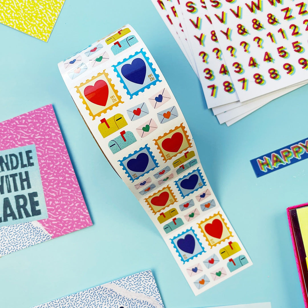 Send More Mail Stickers On The Roll Collection