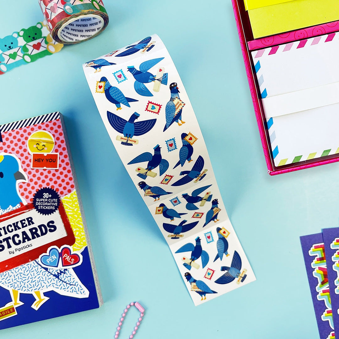 Send More Mail Stickers On The Roll Collection