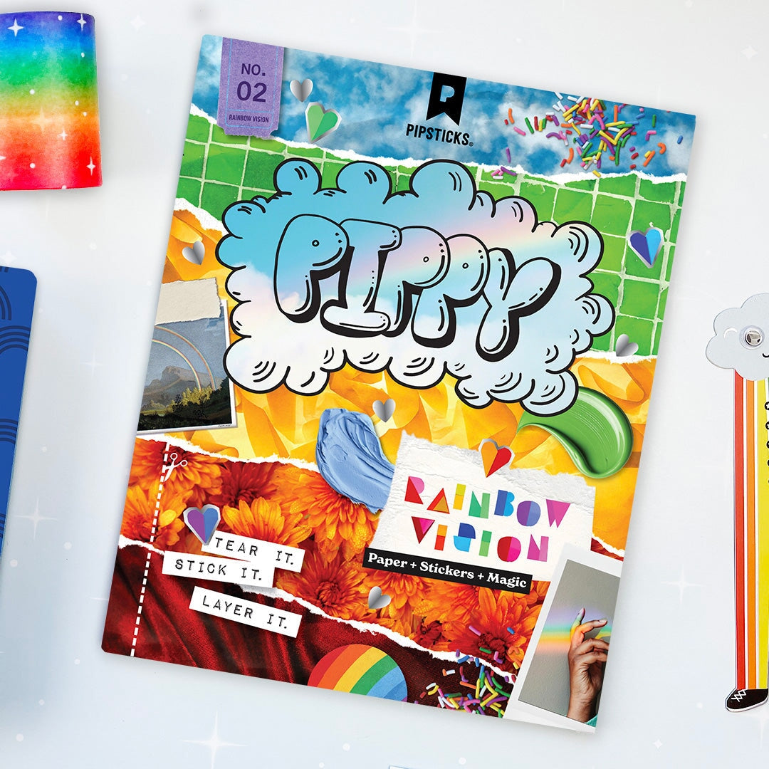 Rainbow Vision Collage Magazine