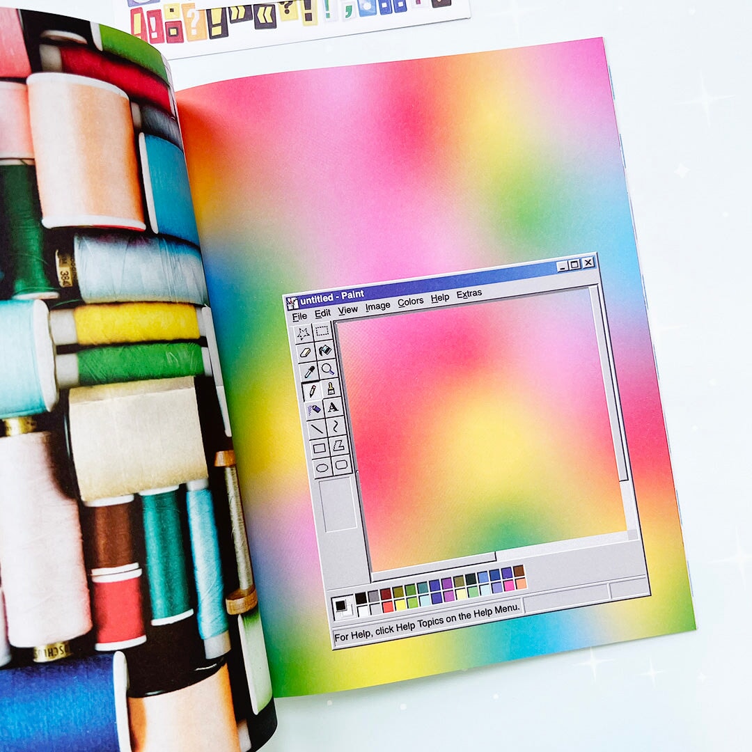 Rainbow Vision Collage Magazine