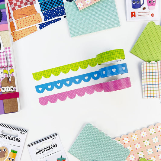 True Blue Love Washi