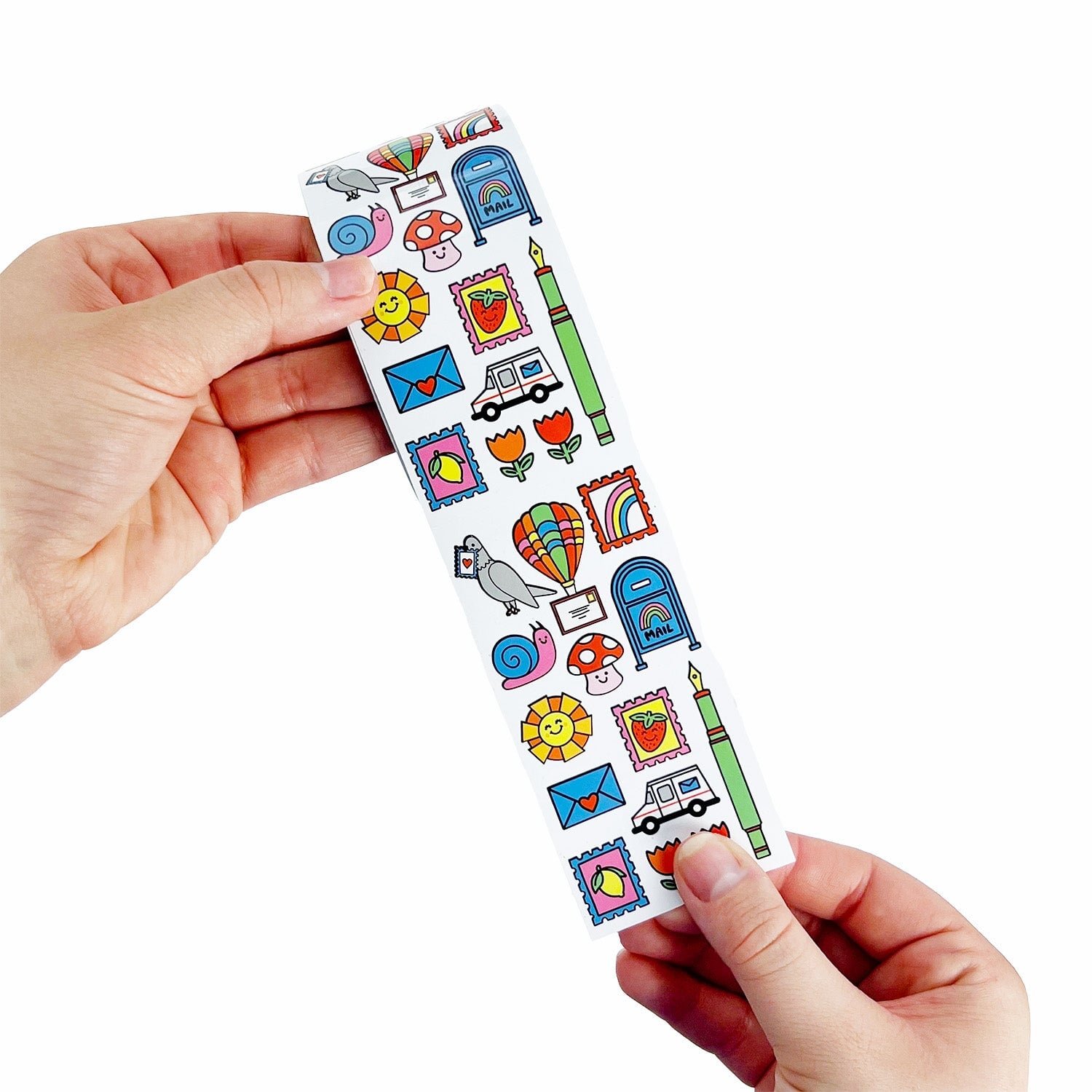 Snail Mail & Sunshine Sticker On The Roll