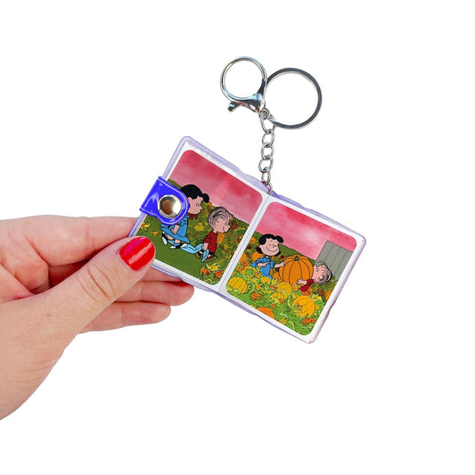 It's The Great Pumpkin Mini 
Sticker Book Keychain