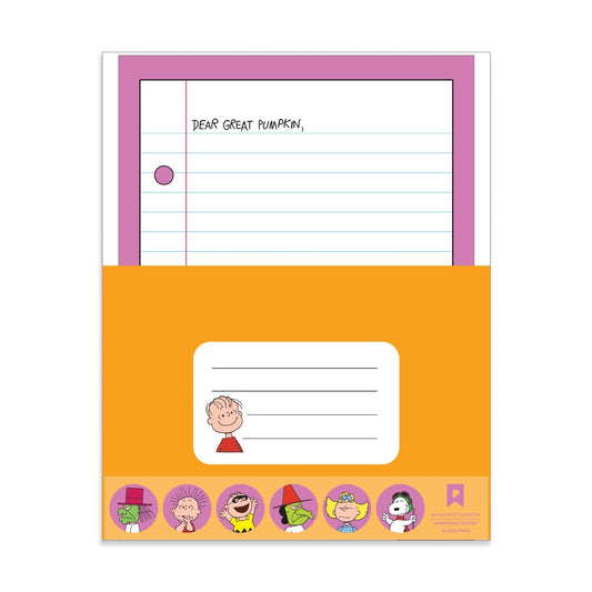 Pipsticks + Peanuts It's The Great Pumpkin, Charlie Brown Stationery Box
