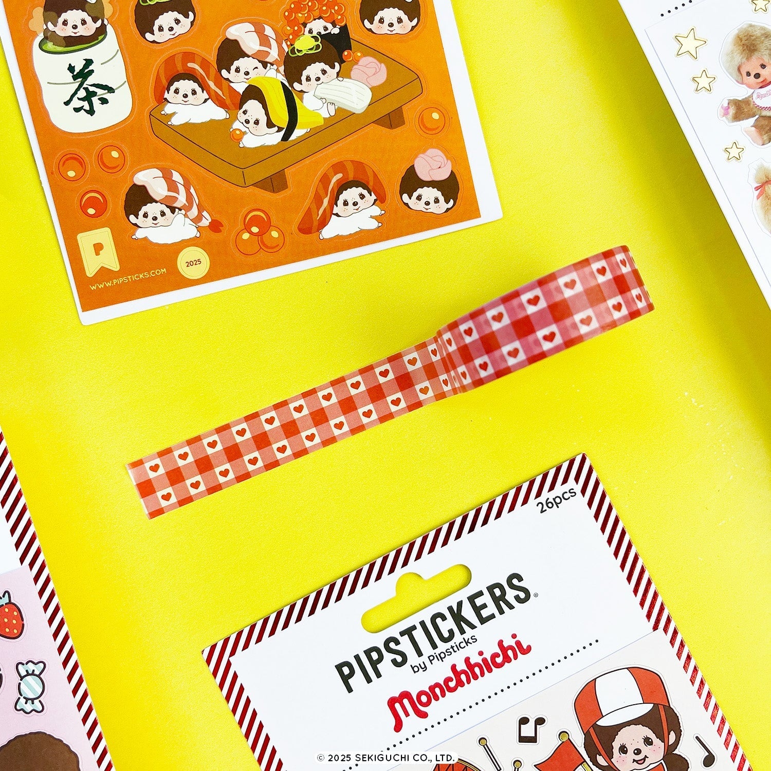 Pipsticks x Monchhichi Stickers + Stationery Box PRE-SALE