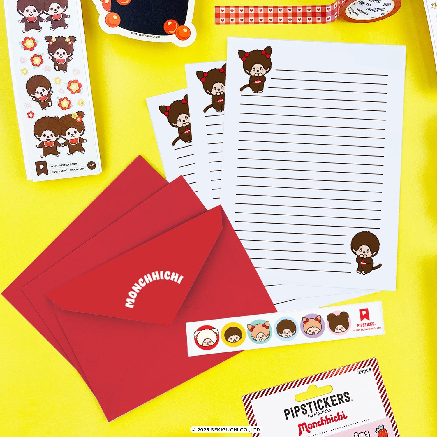 Pipsticks x Monchhichi Stickers + Stationery Box PRE-SALE
