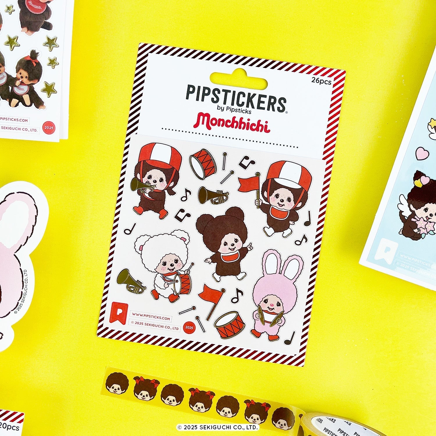 Pipsticks x Monchhichi Stickers + Stationery Box PRE-SALE