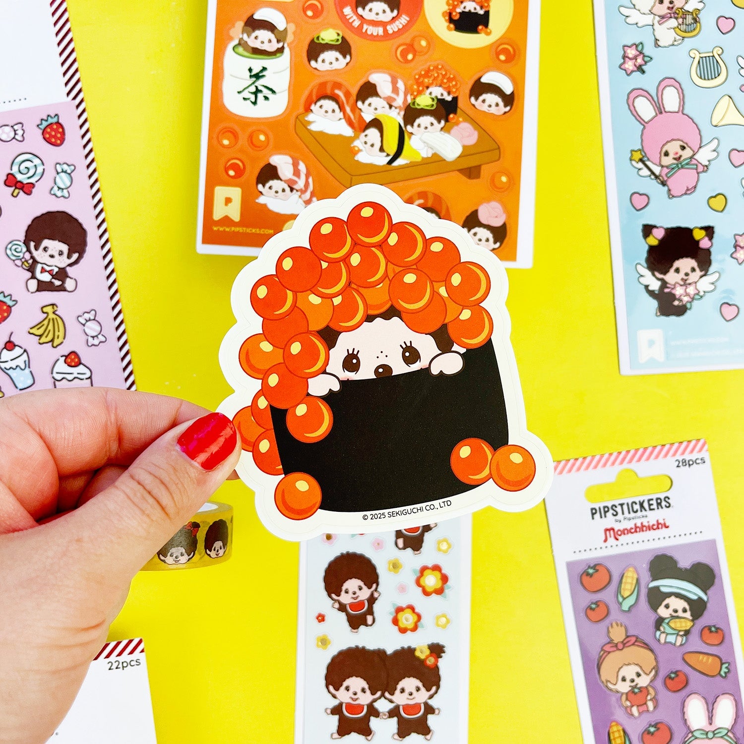 Pipsticks x Monchhichi Stickers + Stationery Box PRE-SALE