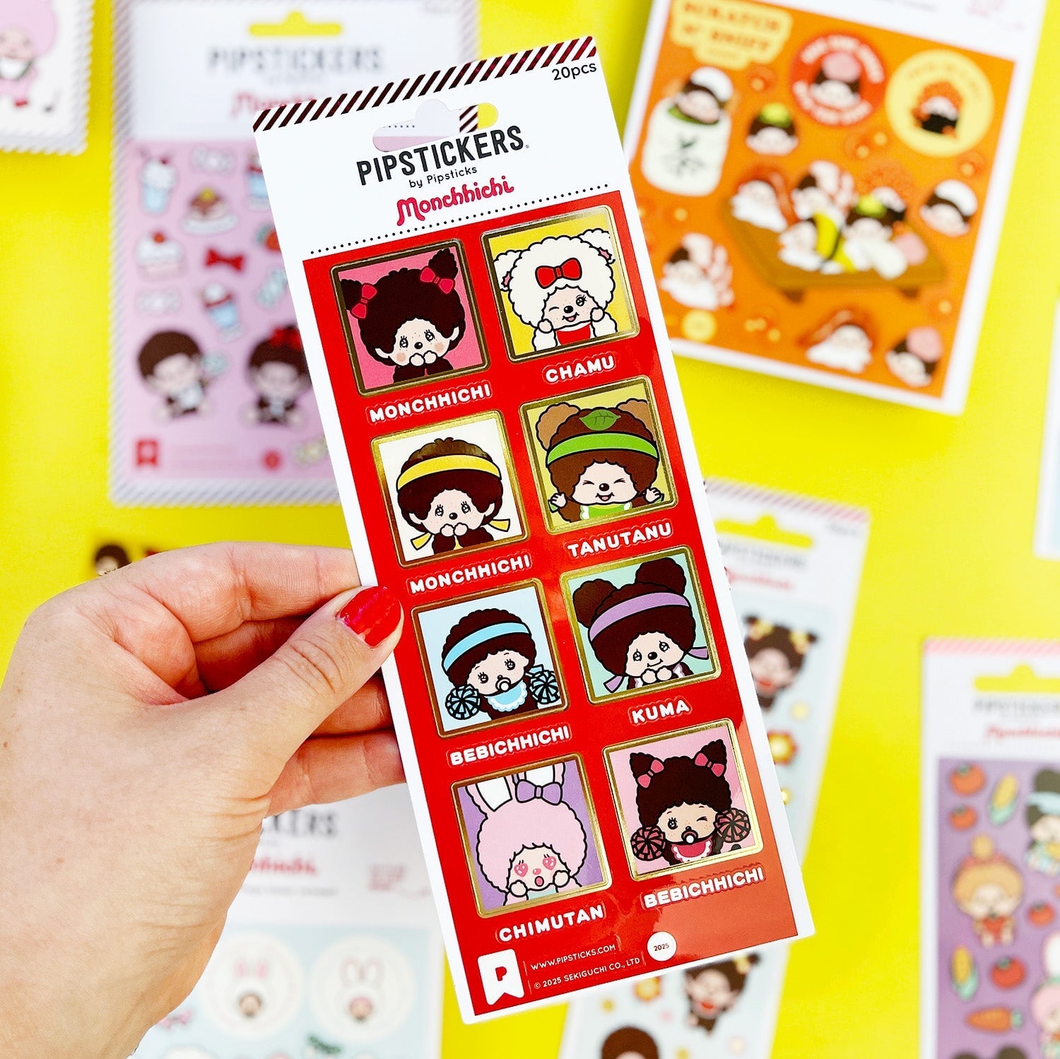 Pipsticks x Monchhichi Stickers + Stationery Box PRE-SALE