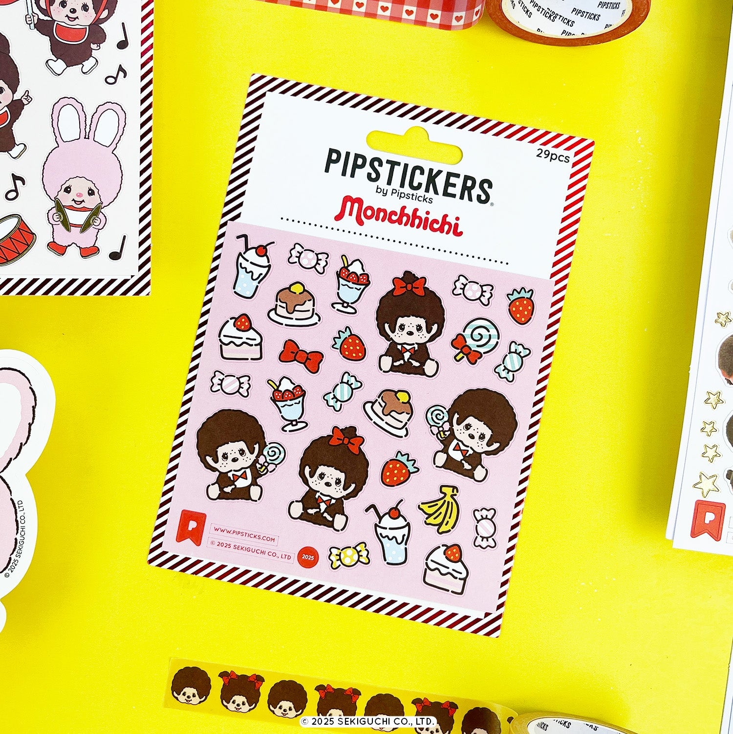 Pipsticks x Monchhichi Stickers + Stationery Box PRE-SALE