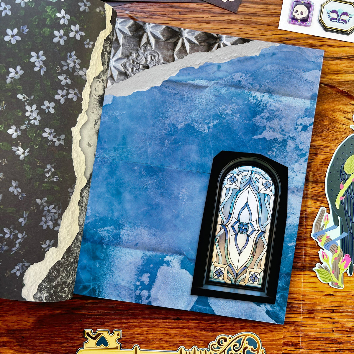 Moonlit Vision Collage Magazine