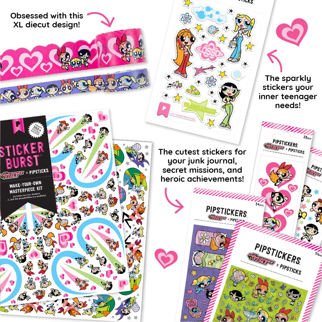 LIMITED PRE-ORDER: The Powerpuff Girls X Pipsticks Stationery Box