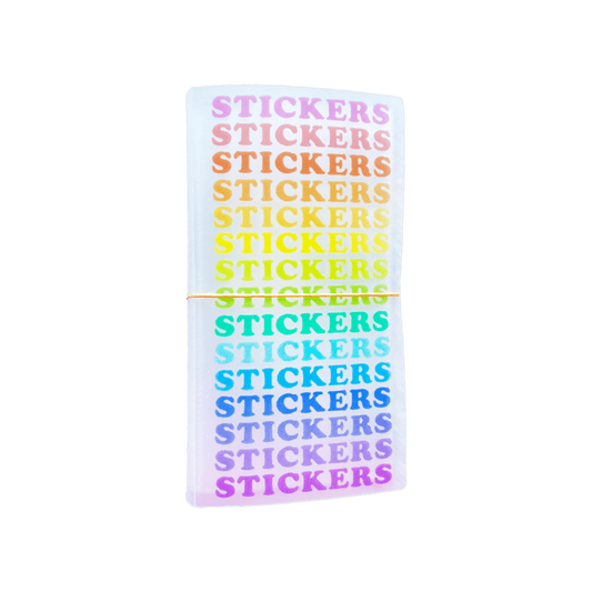 Colorful Stickers Pocket Sticker Keeper