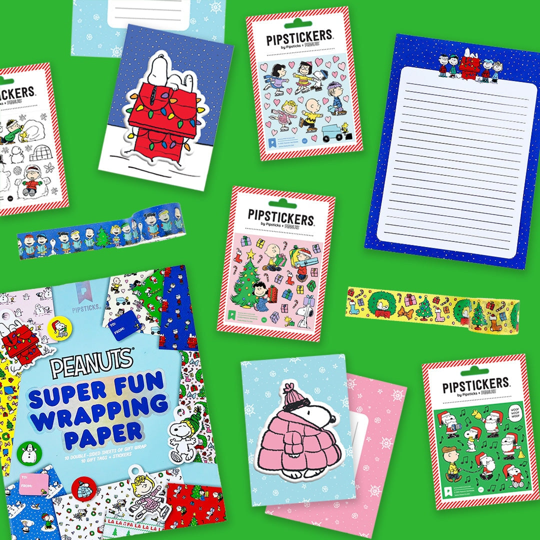 Pipsticks + Peanuts Christmas Stationery Box