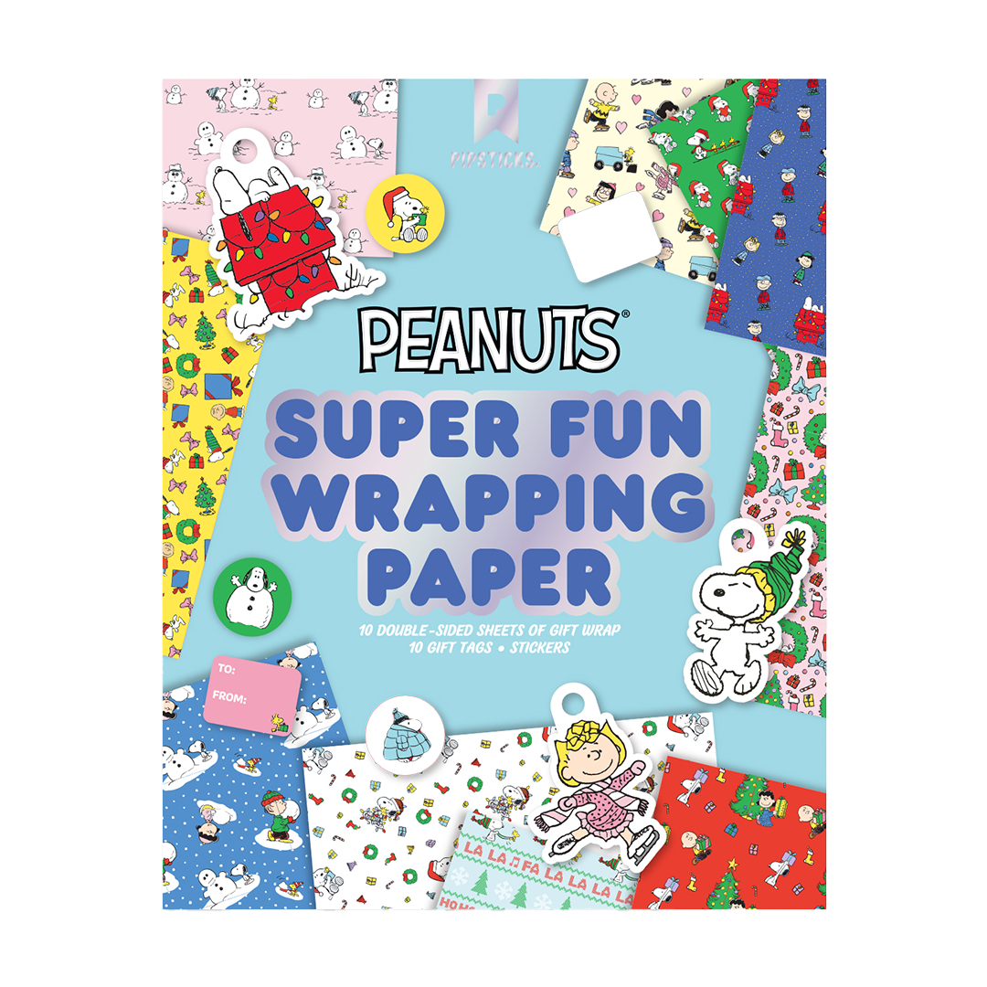 Peanuts Holiday Wrapping Paper Book