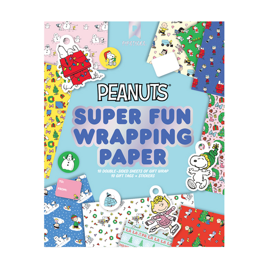 Peanuts Holiday Wrapping Paper Book