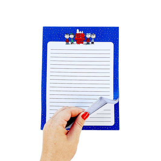 Peanuts Holiday Lights Notepad