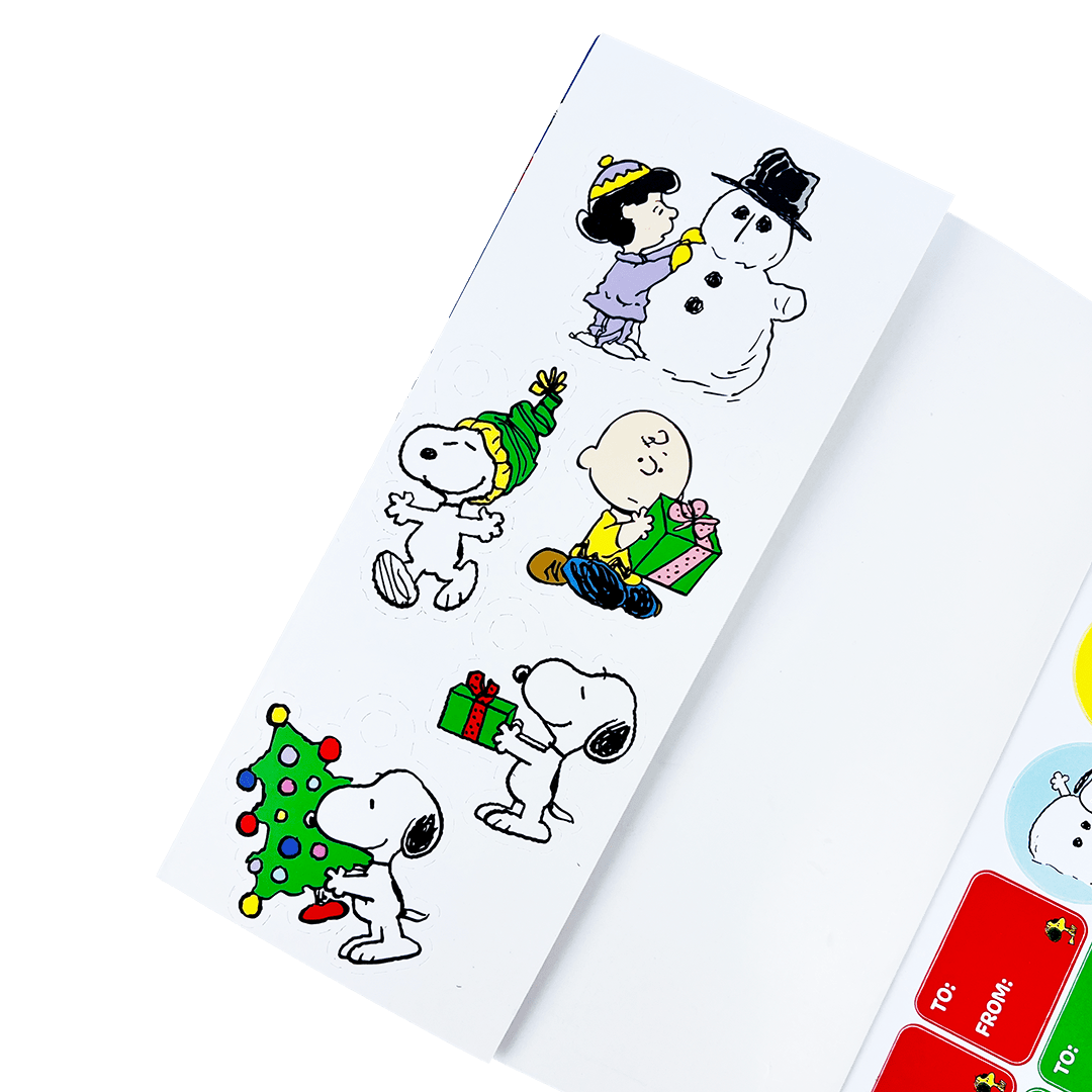 Peanuts Holiday Wrapping Paper Book