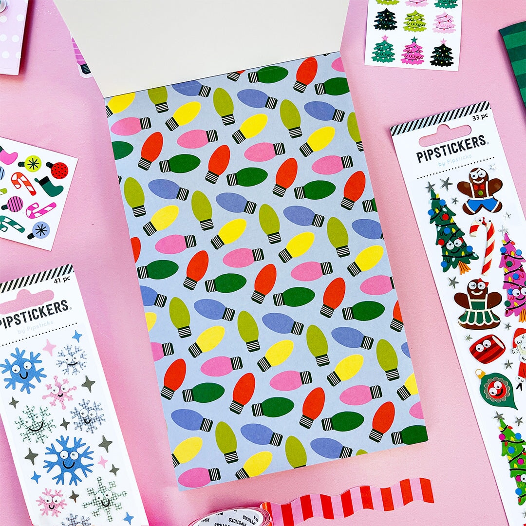 Charming Christmas Sticker Paper Scrap Pad