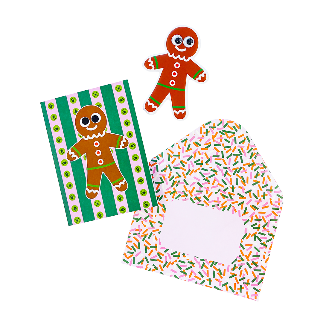 Crumb Cutie Big Puffy Greeting Card