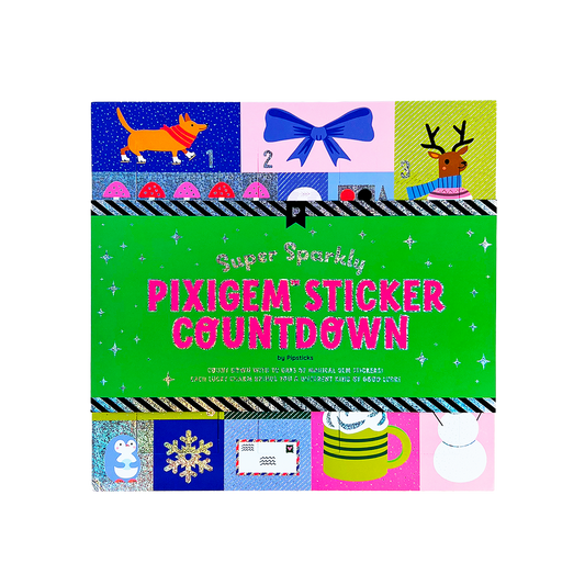 Super Sparkly Pixigem Sticker Countdown