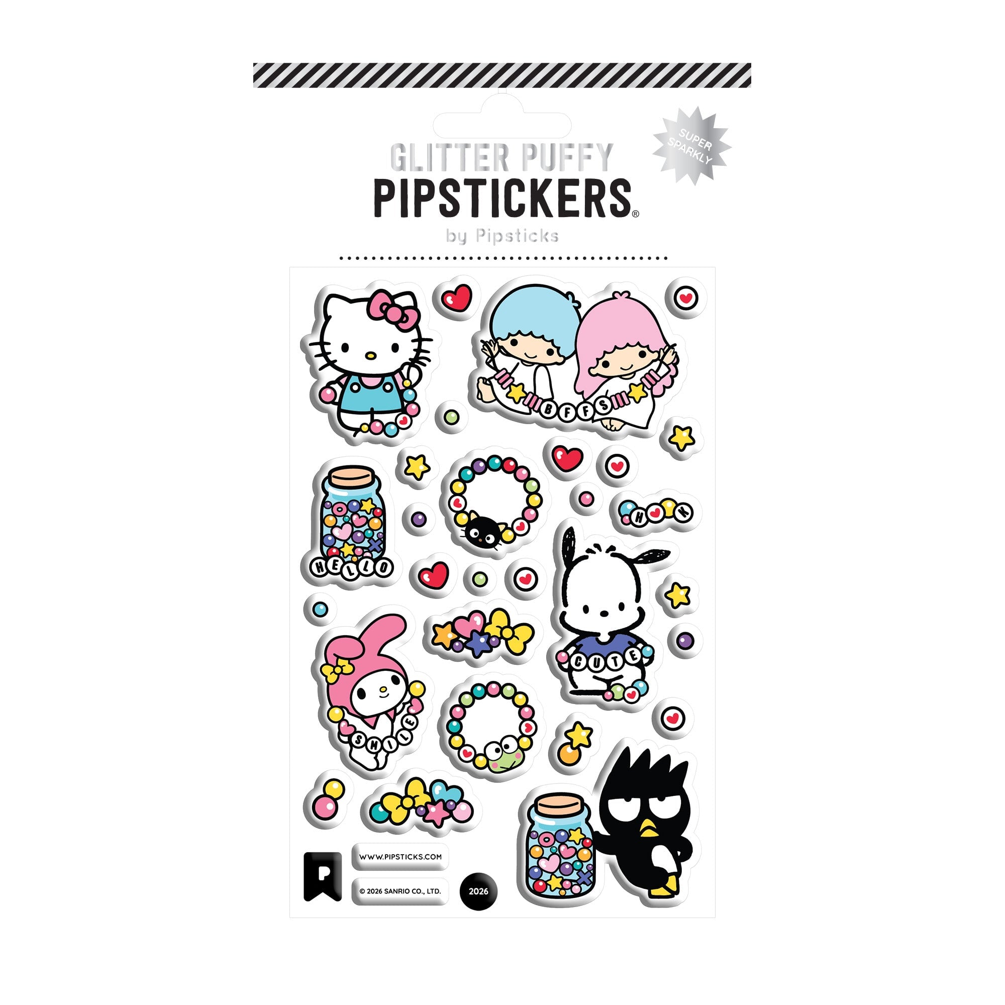 Hello Kitty and Friends Cozy Crafts Sticker Pack