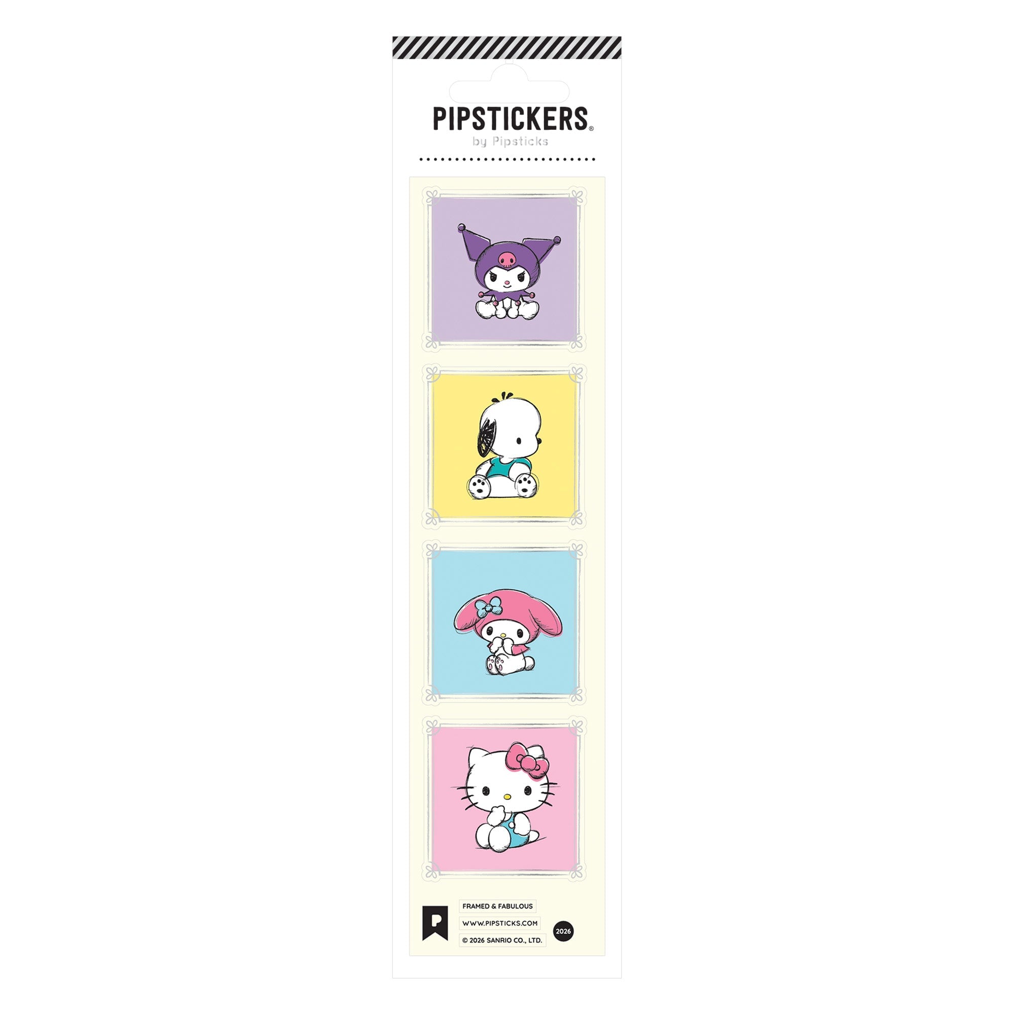 Hello Kitty and Friends Cozy Crafts Sticker Pack