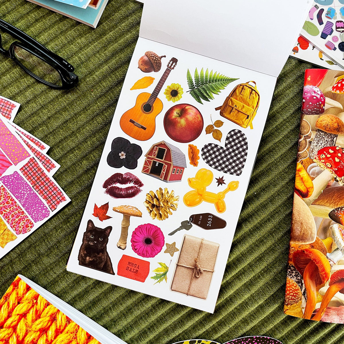 Fall Junk Journal Sticker Book