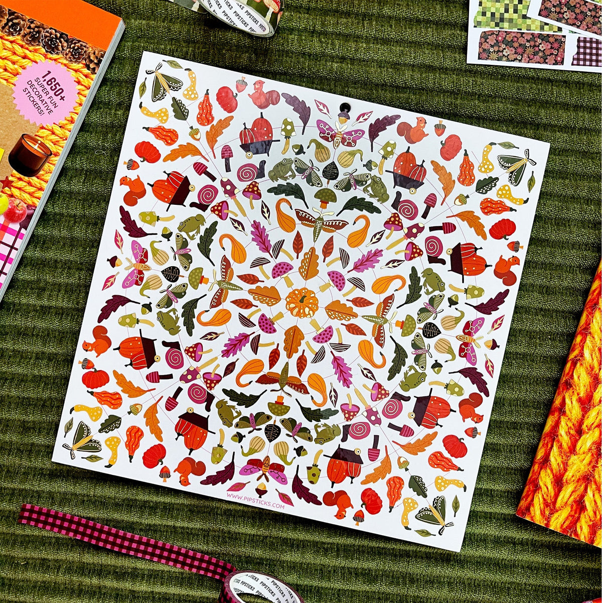 Autumn Afternoons Stickerburst