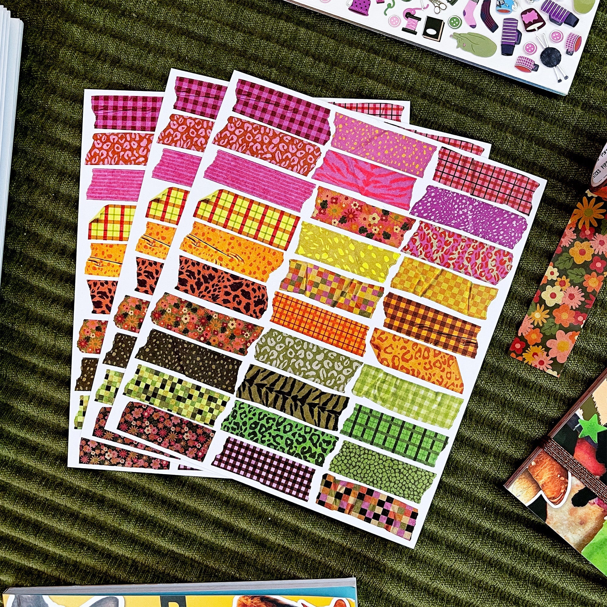 Harvest Hues Washi Labels