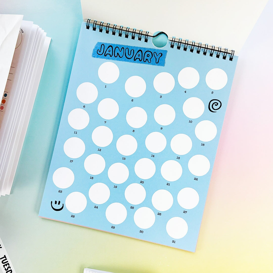 Sticker Your Year Wall Calendar