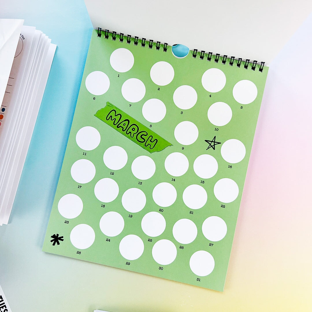 Sticker Your Year Wall Calendar